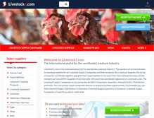 Tablet Screenshot of livestock1.com